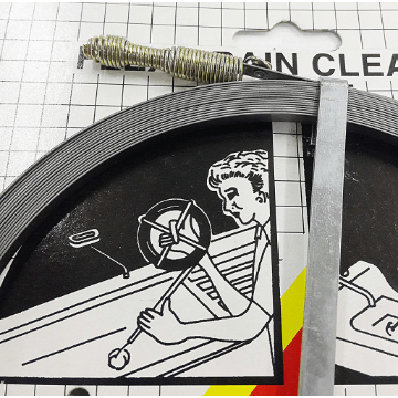 Black Hawk 2025 Flex Drain Cleaner / Drain Auger 1/4" x 25ft Secondary image