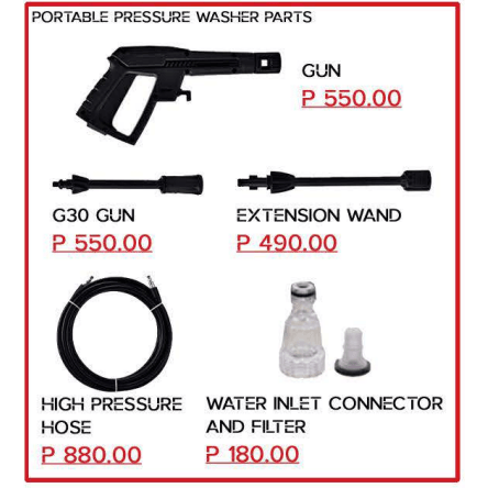 MPT Portable Pressure Washer Spare Part - KHM Megatools Corp. Main image