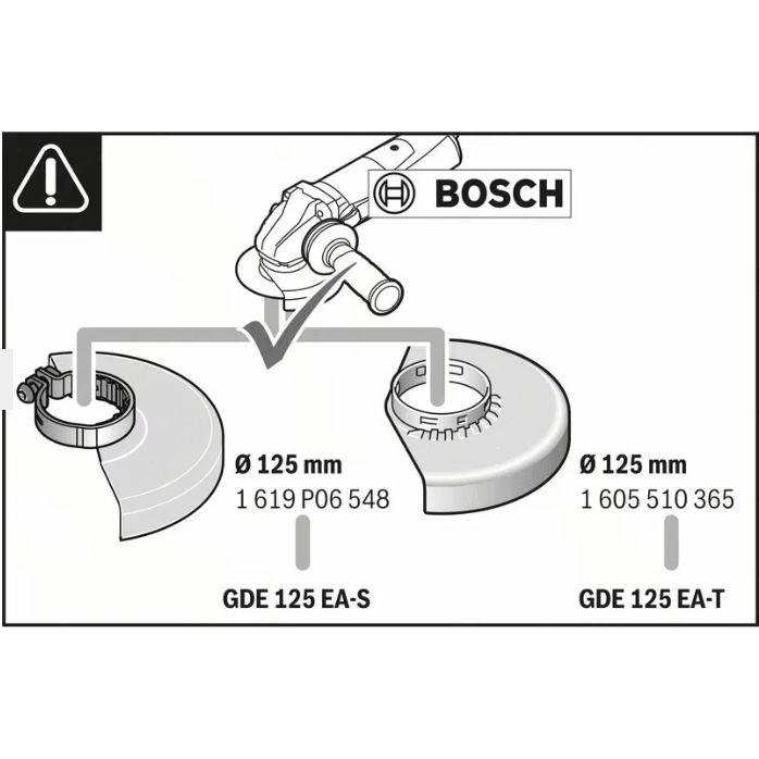 Bosch GDE 125 EA-T Dust Extractor Guard Attachment for Bosch 5" Grinder - KHM Megatools Corp.