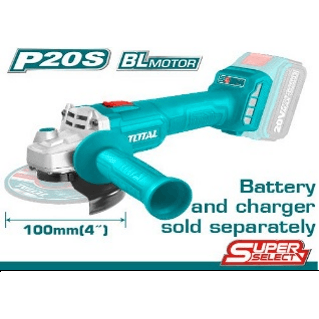 Total TAGLI20107 Cordless Angle Grinder 20V ss - KHM Megatools Corp. Main image