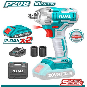 Total TIWLI2038 Cordless Impact Wrench W/ Case - KHM Megatools Corp. Main image