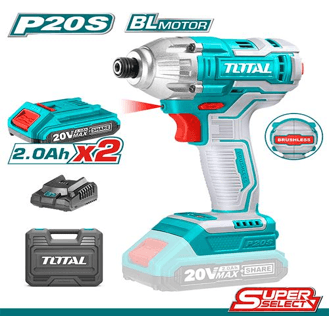 Total TIRLI2017 Cordless Impact Driver W/ Case 20V - KHM Megatools Corp. Main image
