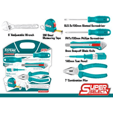 Total THKTHP90076 7pcs Hand Tools Set - KHM Megatools Corp. Main image