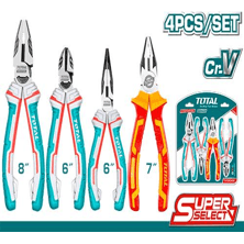 Total THT2K0456 4pcs Pliers Set - KHM Megatools Corp. Main image