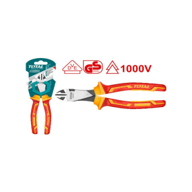 Total THTIP2571 Insulated Heavy-Duty Diagonal Cutting Pliers 7" - KHM Megatools Corp. Main image