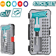 Total TACSD30476 47pcs T-Handle Wrench Screwdriver Set - KHM Megatools Corp. Main image