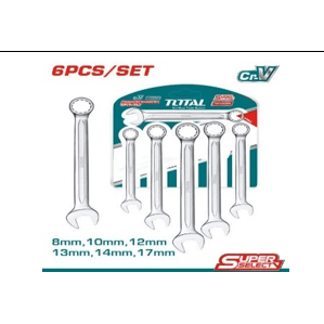 Total THT102266 6pcs Combination Spanner Set - KHM Megatools Corp.