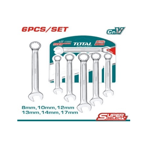 Total THT102266 6pcs Combination Spanner Set - KHM Megatools Corp. Main image