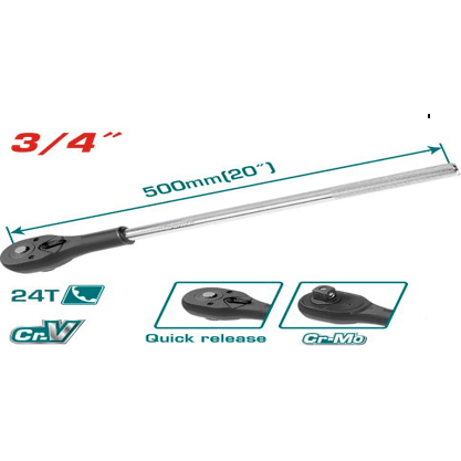Total THT106346 3/4" Ratchet Wrench / Handle - KHM Megatools Corp. Main image
