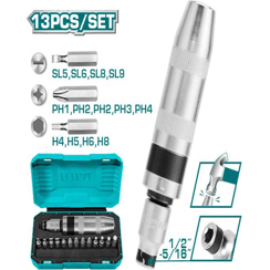 Total THIDS1301 13pcs Impact Driver Set - KHM Megatools Corp. Main image