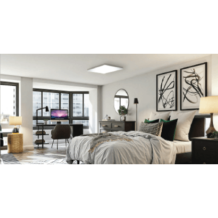 Omni Tricolor LED Surface Type Ceiling Lamp Light (Square) Secondary image
