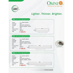 Omni LED Linear Lighting Fixture Light - KHM Megatools Corp.