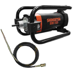 Shinsetsu SCV-1120HF High Speed Concrete Vibrator Set 2HP 38mm (Hex Type)