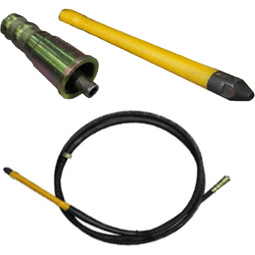 Shinsetsu SVPA-38HF Eccentric Concrete Vibrator Hose (Hex Type) | Shinsetsu by KHM Megatools Corp. Main image
