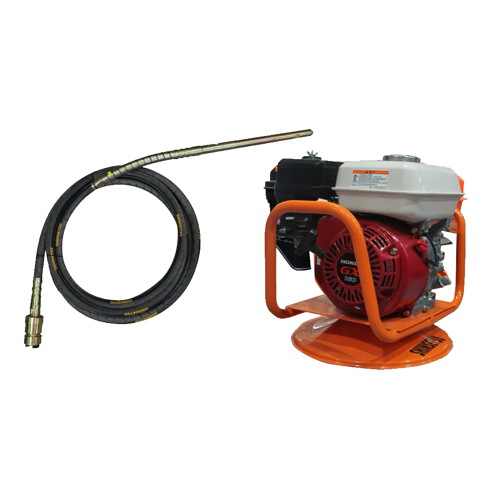 Shinsetsu SCV-H Series Engine Concrete Vibrator with GX160 Honda Engine and Dynapac Type Coupling Main image
