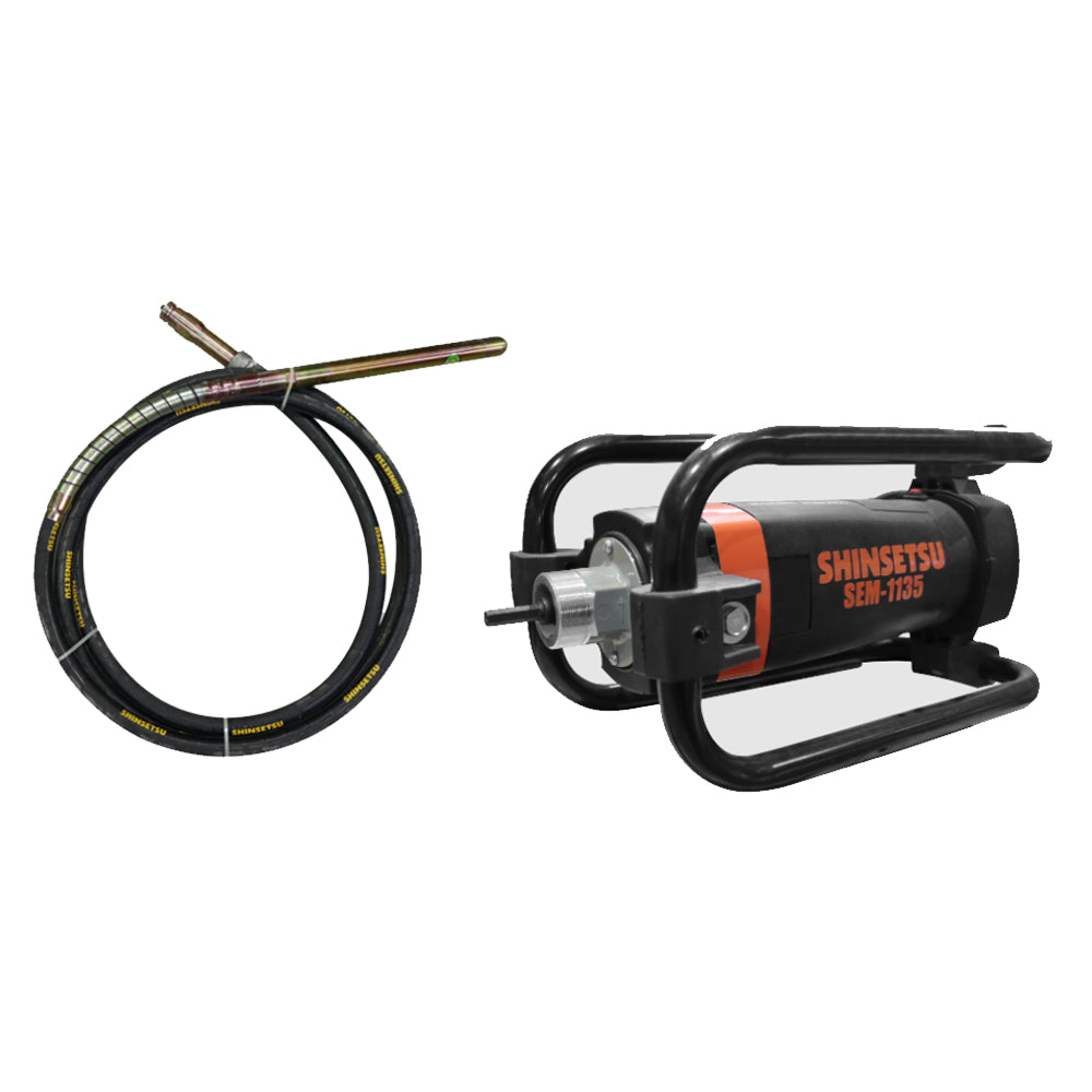Shinsetsu SCV-HF Series High Speed Concrete Vibrator with Hex Type Coupling (2HP) Main image