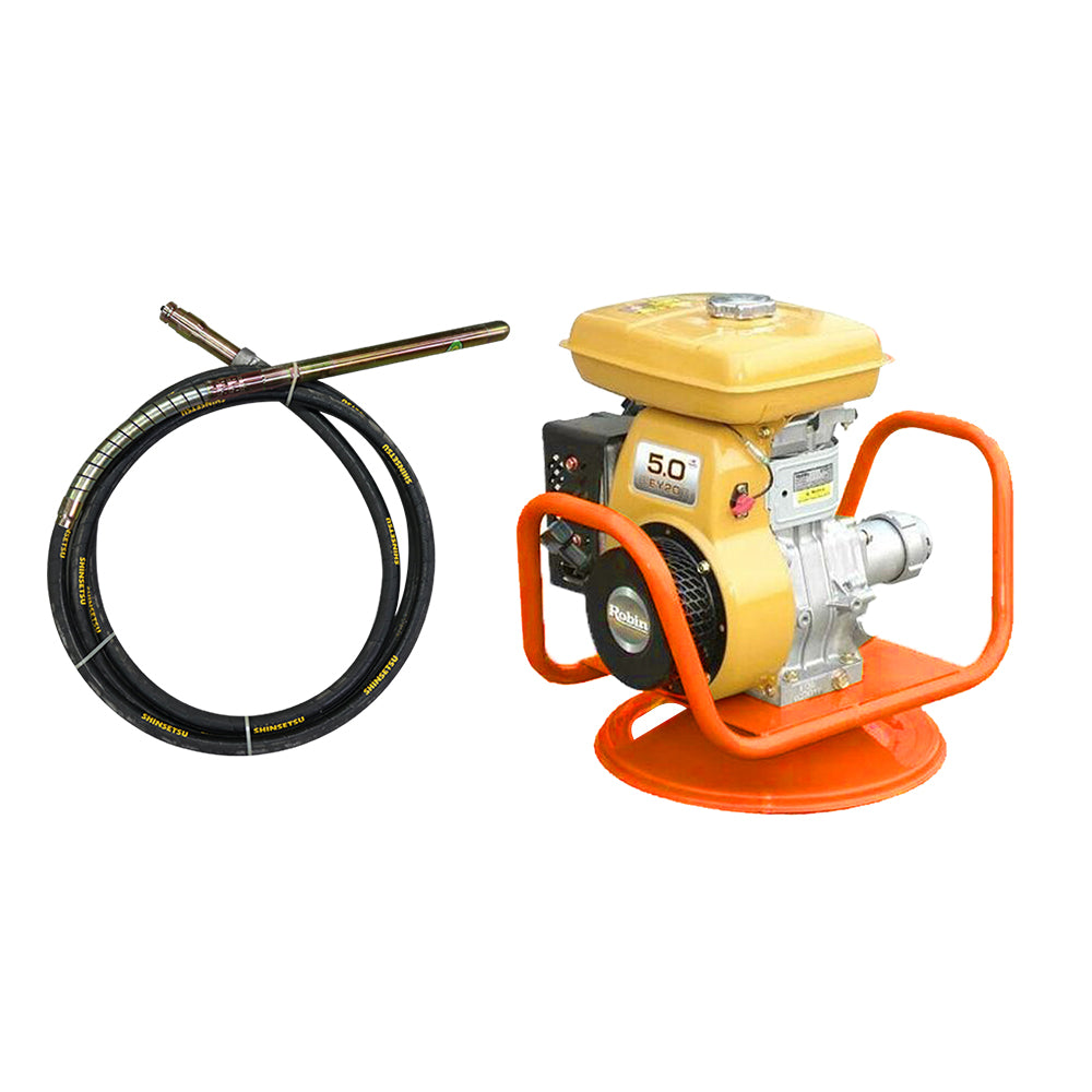 Shinsetsu SCV-RX Series Engine Concrete Vibrator with EY20 Robin Engine and Hex Type Coupling Main image