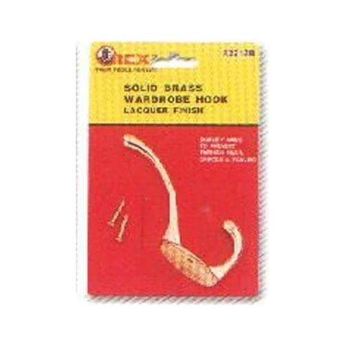 Orex Solid Brass Wardrobe Hook Secondary image