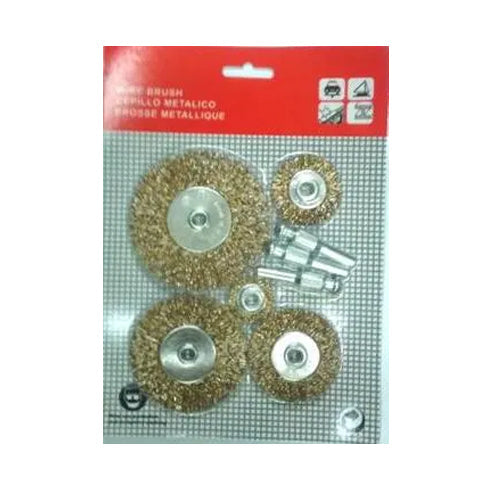 Solinnflex 8801 Wheel Wire Brush Set 5pcs with Detachable Arbor | Solinnflex by KHM Megatools Corp. Main image