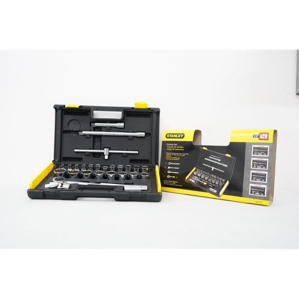 Stanley 86-478 1/2" Drive Socket Wrench Set 25pcs (1/4-1-1/4") Secondary image