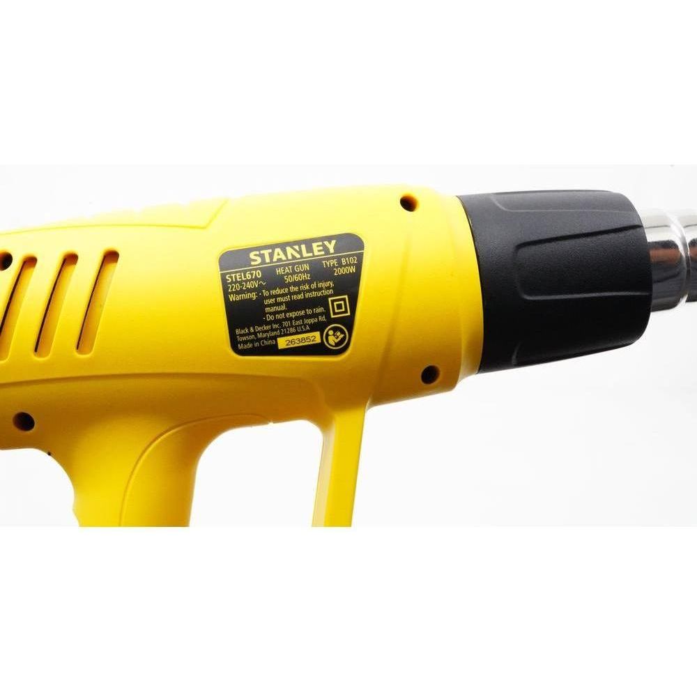 Stanley STEL670 Heat Gun / Hot Air Gun 2000W | Stanley by KHM Megatools Corp.