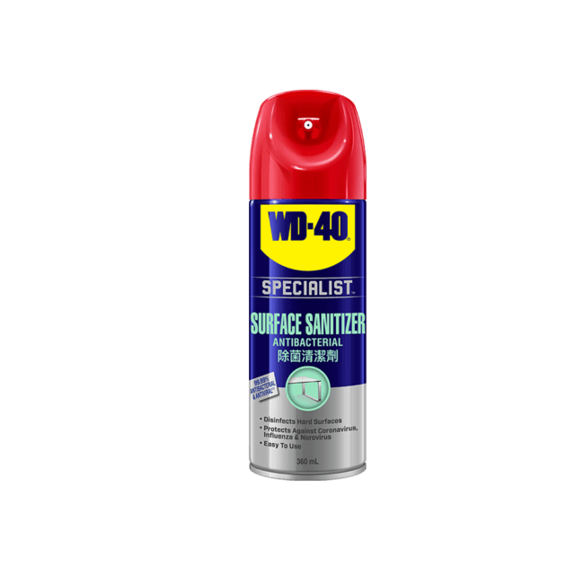 WD-40 Specialist Surface Sanitizer 360ml (WDSPLSURSAN360) - ToolsSavvy.ph