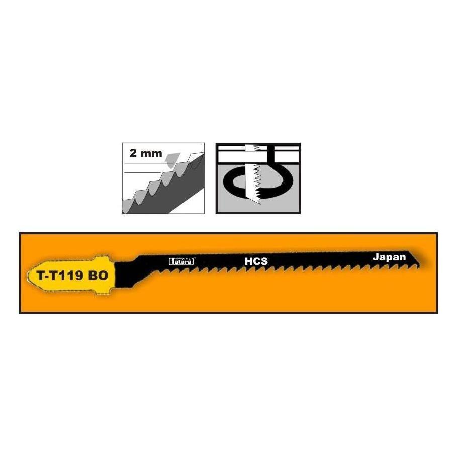 Tatara T-T119BO Jigsaw Blade for Wood - Goldpeak Tools PH Tatara Main image