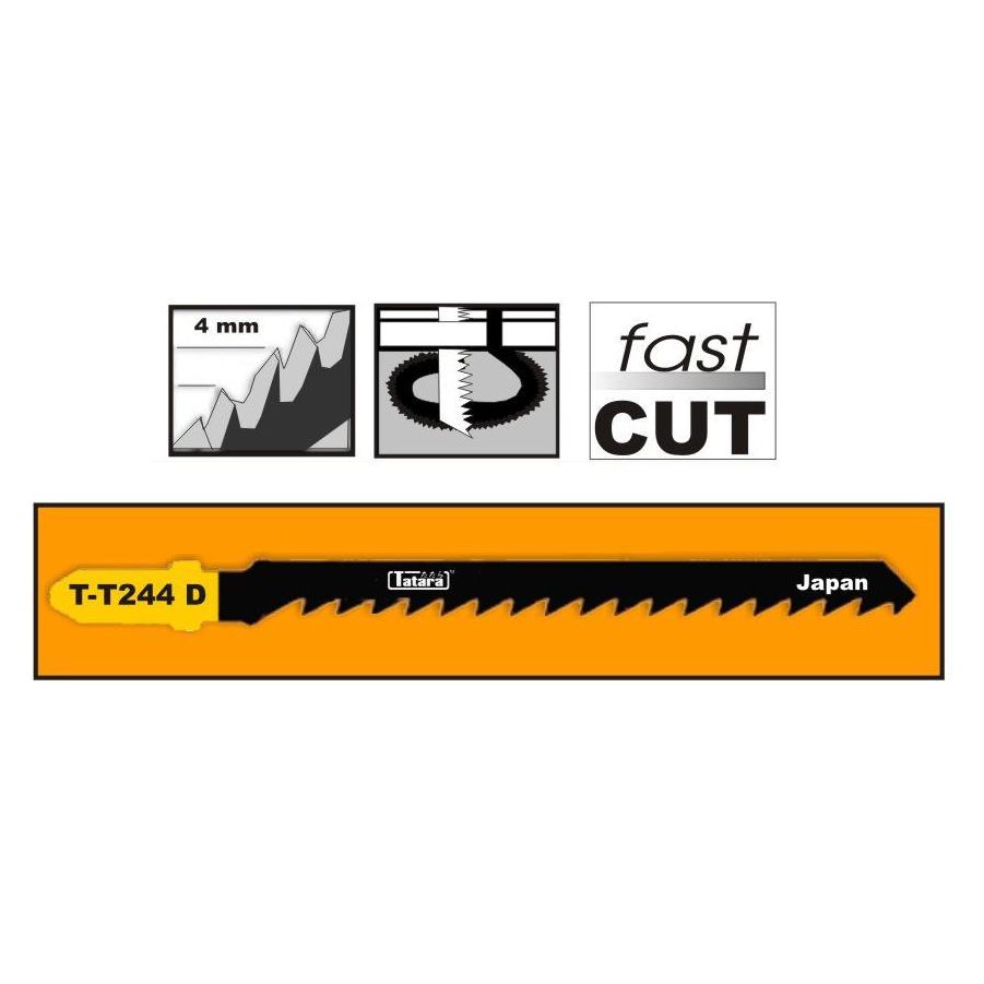 Tatara T-T244D Jigsaw Blade for Wood - Goldpeak Tools PH Tatara