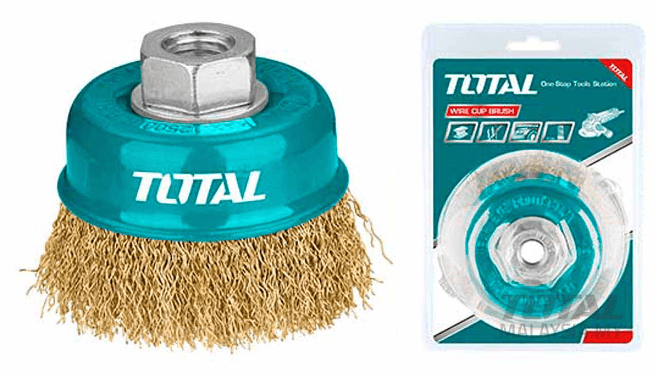 Total Wire Cup Brush Plain Type (75mm) | Total by KHM Megatools Corp.