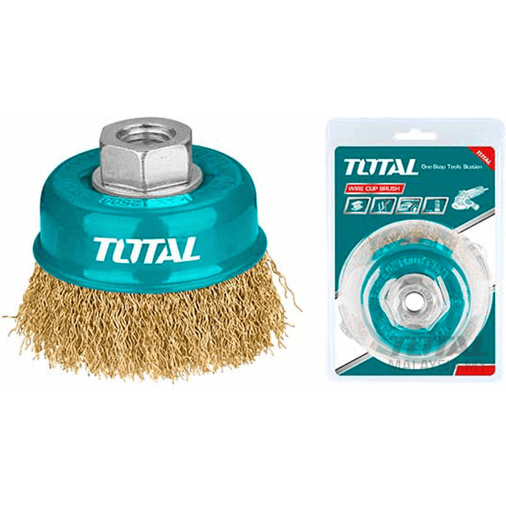 Total Wire Cup Brush Plain Type (75mm) | Total by KHM Megatools Corp. Main image