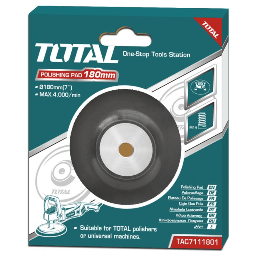 Total TAC7111801 Polishing Backing Pad 7" | Total by KHM Megatools Corp. Main image