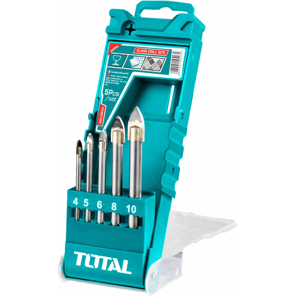 Total TACSD7256 5pcs Glass Drill Bit Set | Total by KHM Megatools Corp. Main image