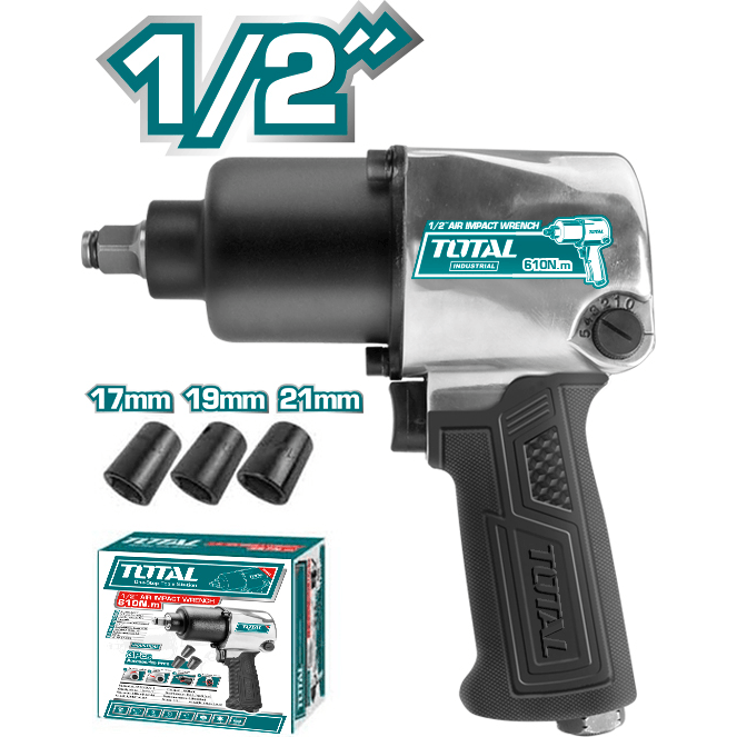 Total TAT40122 Pneumatic Air Impact Wrench 1/2" | Total by KHM Megatools Corp. Main image
