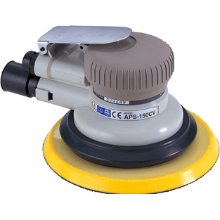 Nitto Kohki APS-150 CE Pneumatic Air Palm Orbital Sander / Compact Sander 6" - KHM Megatools Corp. Main image