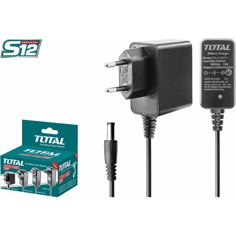 Total TCLI12071 12V Charger (S12) | Total by KHM Megatools Corp. Main image