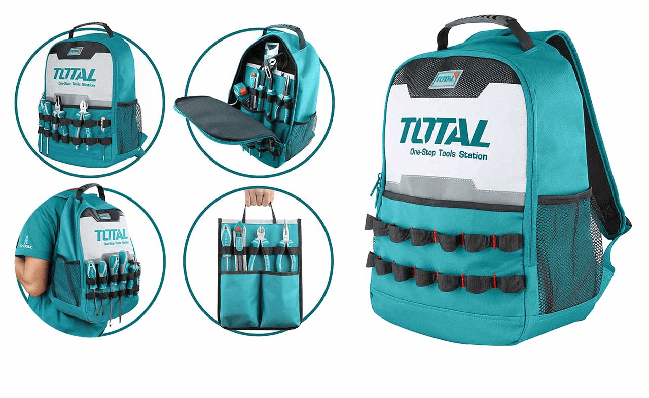 Total THBP0201 Tool Backpack / Tool Bag | Total by KHM Megatools Corp.