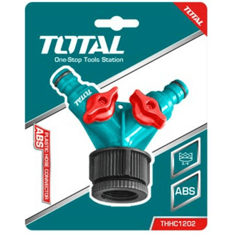 Total THHC1202 2-Way Plastic Hose Connector Fitting | Total by KHM Megatools Corp. Main image