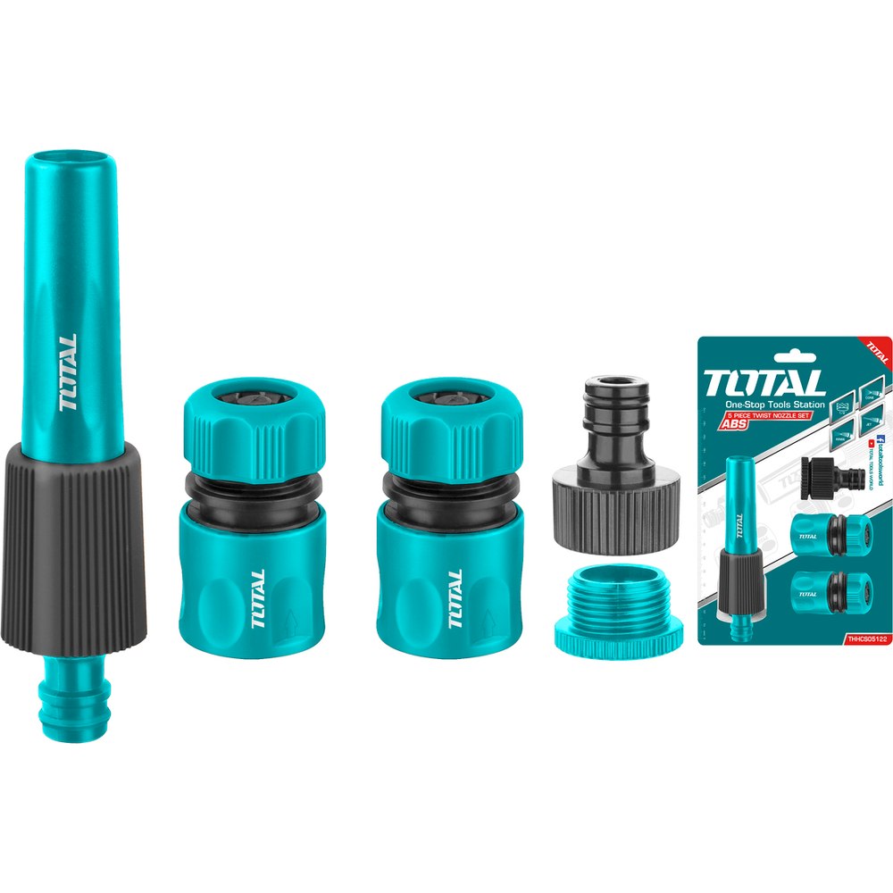Total THHCS05122 5pcs Twist Nozzle Set | Total by KHM Megatools Corp. Main image