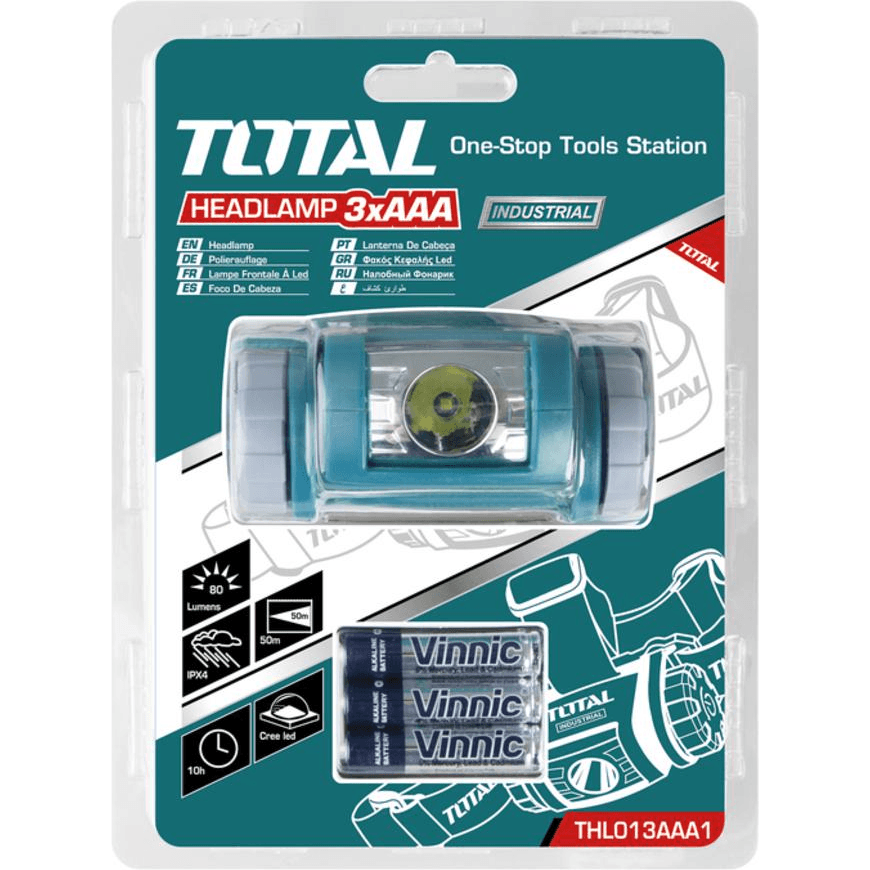 Total THL013AAA2 Head Lamp / Head Light - Goldpeak Tools PH Total Main image