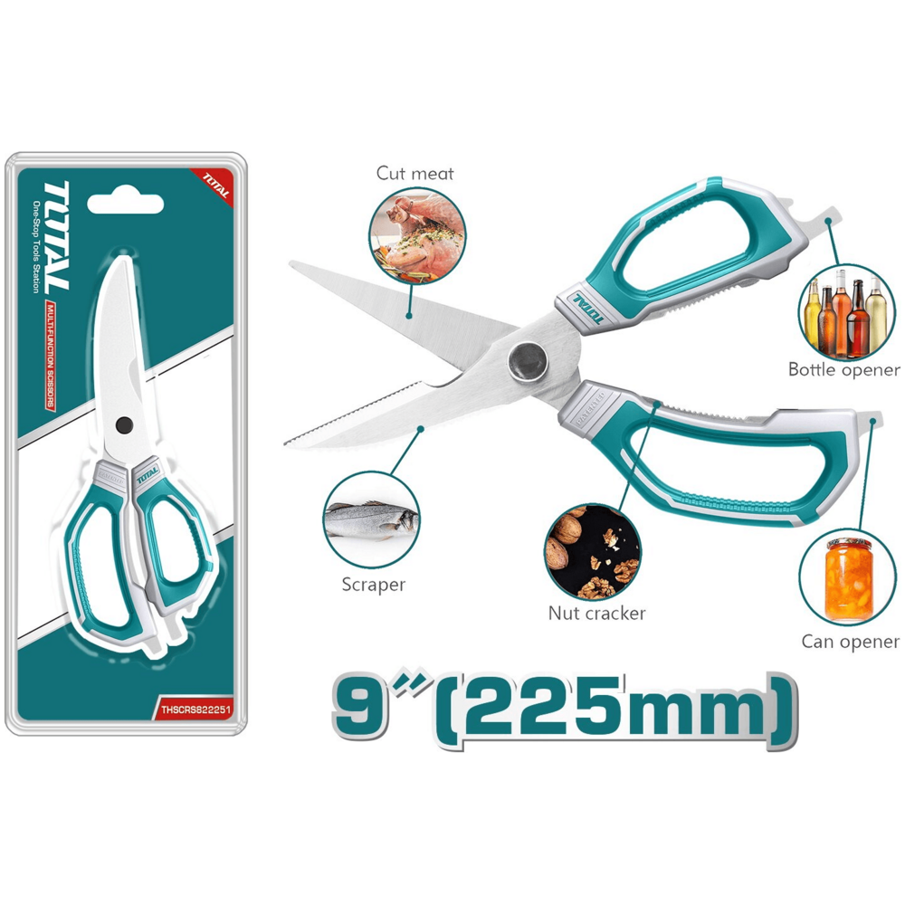 Total THSCRS822251 Kitchen Scissors 9" - KHM Megatools Corp. Main image