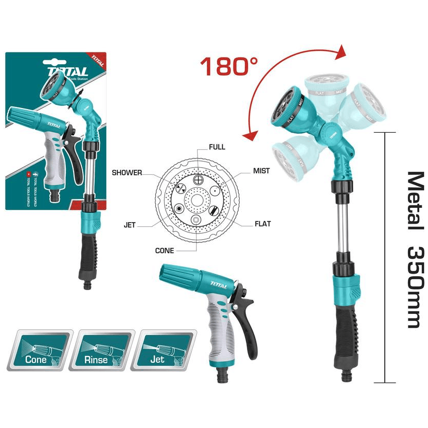 Total THWSK0201 2pcs Garden Watering Nozzle Kit | Total by KHM Megatools Corp. Main image