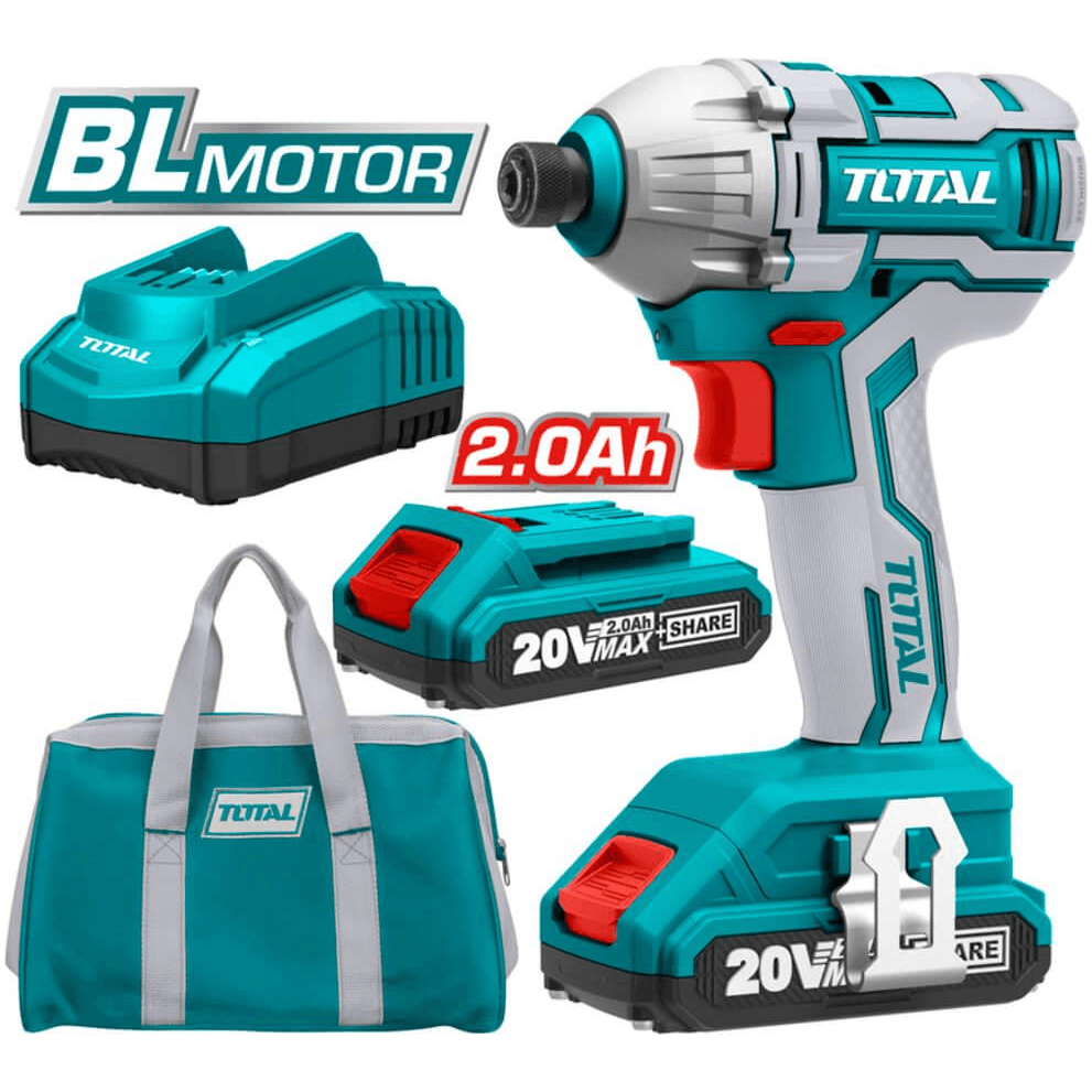 Total TIRLI2002 20V Cordless Impact Driver | Total by KHM Megatools Corp.