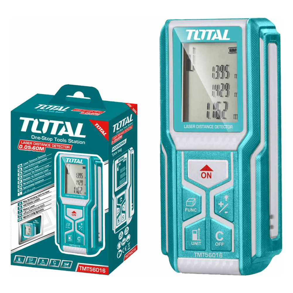 Total TMT56016 Laser Range Finder / Distance Measurer 60m | Total by KHM Megatools Corp. Main image