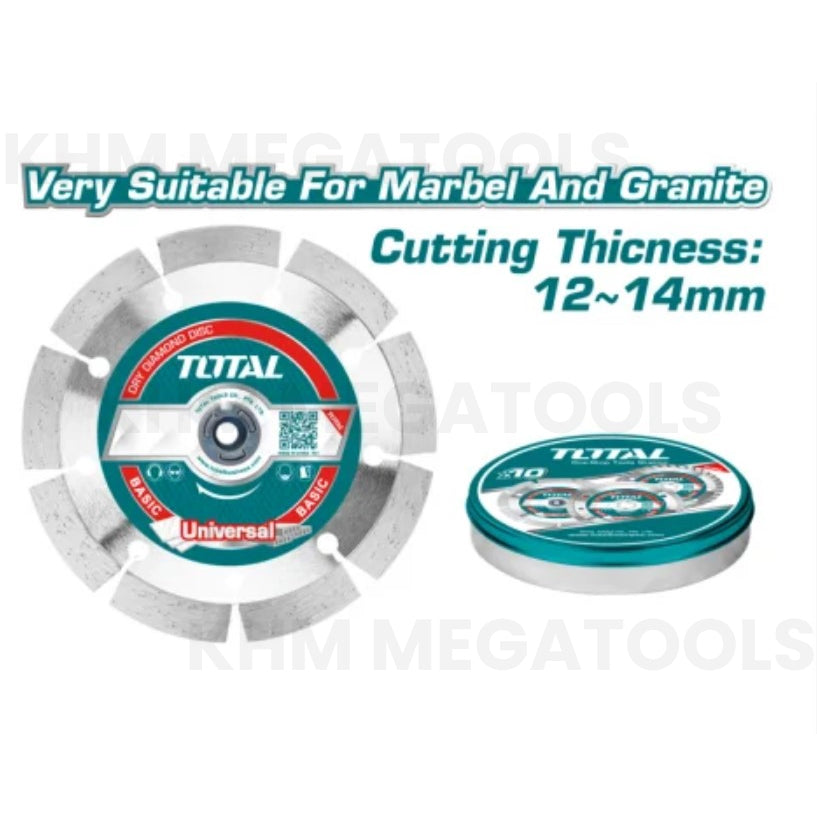 Total TAC2131003M Diamond Cut Off Wheel / Disc Set TURBO - ToolsSavvy.ph