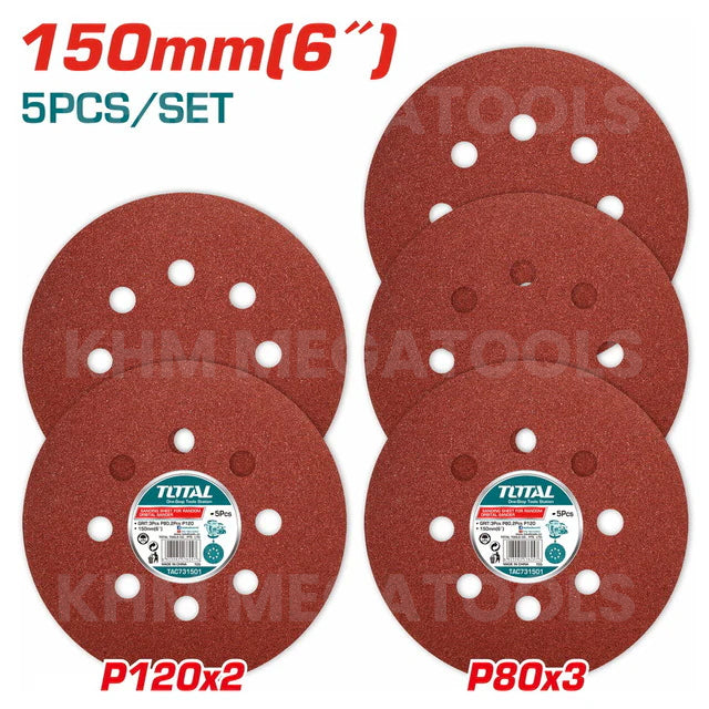Total TAC731501 Velcro Sanding Disc 6" - ToolsSavvy.ph