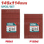 Total TAC74914112 Sanding Sheet 145x114mm (5pcs) - ToolsSavvy.ph