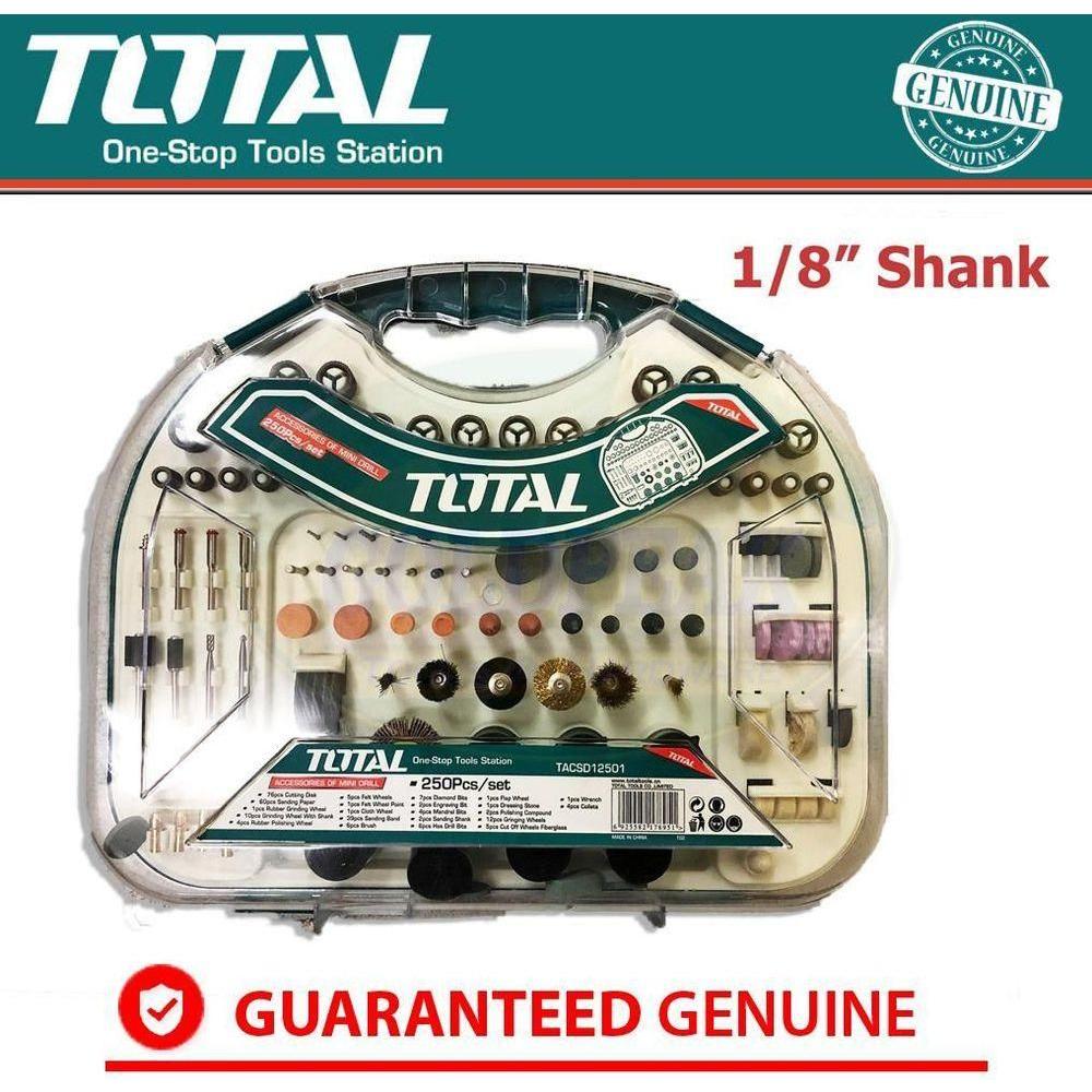 Total TACSD12501 250 pcs Accessory Kit Set for Rotary Tool Secondary image
