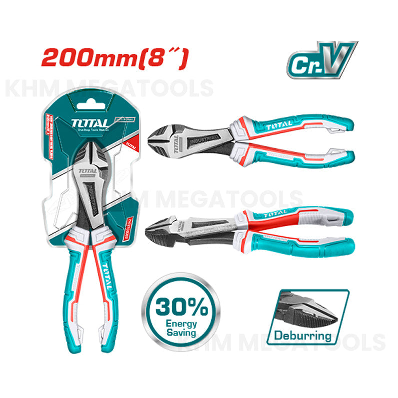 Total THT27816S High Leverage Diagonal Cutting Pliers - ToolsSavvy.ph Main image