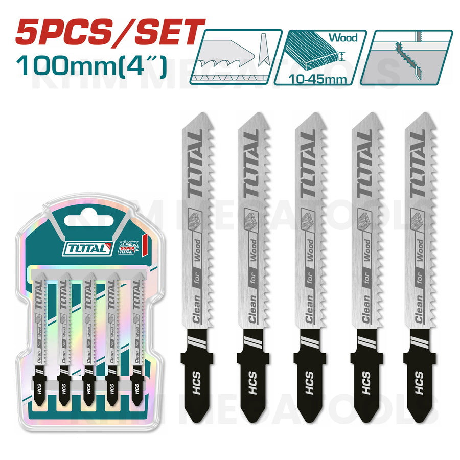 Total TJSBT101D Jigsaw Blades 74mm - ToolsSavvy.ph