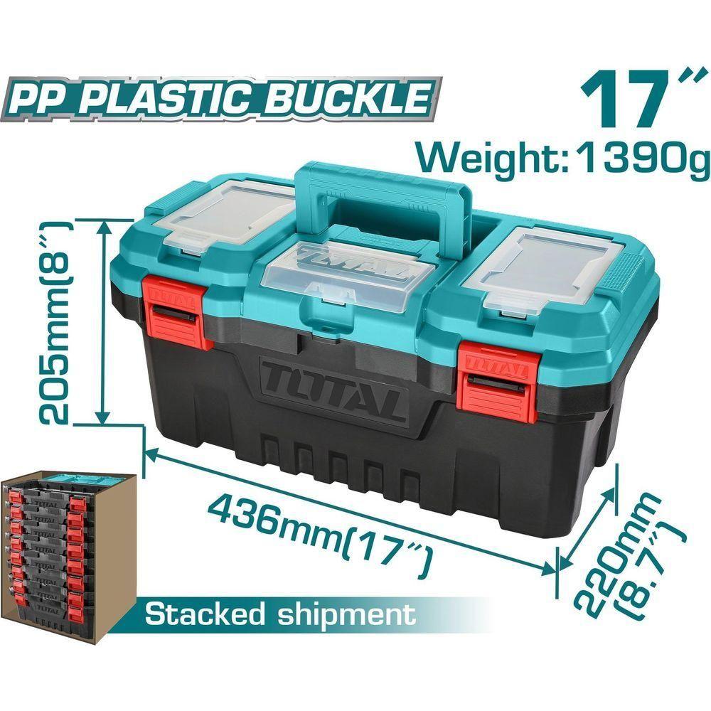 Total TPBX0171 Plastic Tool Box 17" (SS) - KHM Megatools Corp. Main image